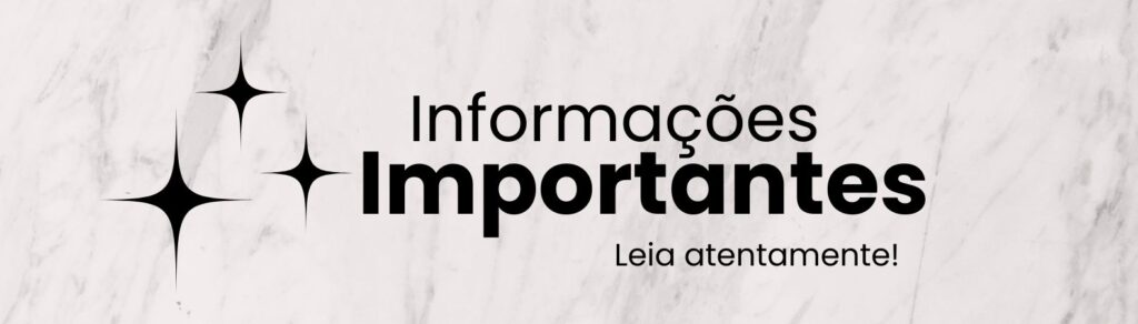informações importantes